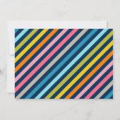 かわいい遊び場スライド子供の誕生日パーティー招待状 招待状 (裏面)