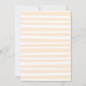 かわいい遊び心のあるタイポグラフィー 仮想ベイビーシャワー 招待状 (裏面)