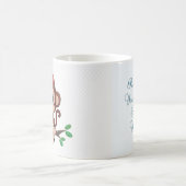 かわいい遊サルの太鼓のマグ コーヒーマグカップ (中央)