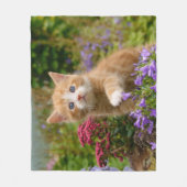 かわいい遊ジンジャーキッチン フリースブランケット (正面)