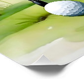 かわいい遊ネズミのゴルフ ポスター (コーナー)