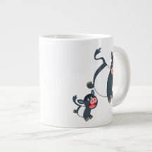 かわいい遊マンガのベルテッドゲロウェイ牛と子牛