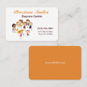 かわいい遊マンガの子ども保育園 名刺 (正面/裏面)