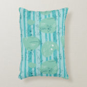 かわいい遊動物の水1 アクセントクッション (正面(垂直))