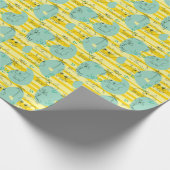 かわいい遊動物の水2 ラッピングペーパー (角)