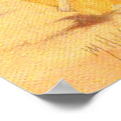 かわいい遊小さな女の子の砂 ポスター (角)