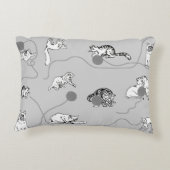 かわいい遊猫とベビーパタいけなーン アクセントクッション (裏面)