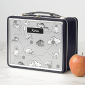 かわいい遊猫とベビーパタいけなーン メタルランチボックス (インサイチュ)