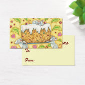 かわいい運クリスマスネズミのフルーツケーキデザート (デスク)