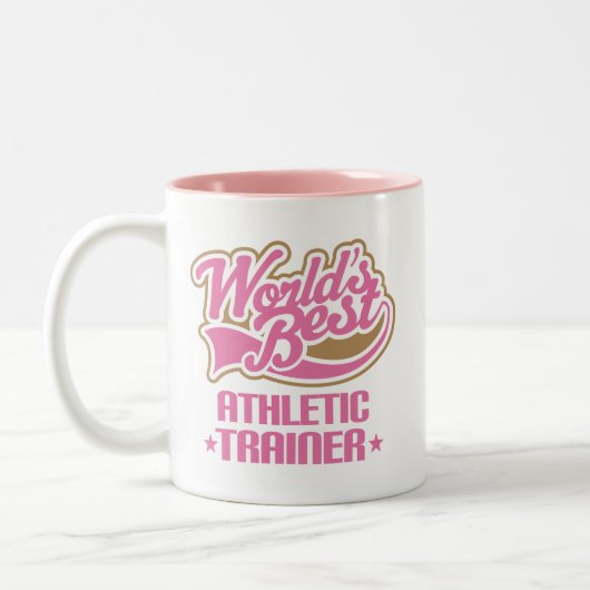 かわいい運動トレーナーのギフト ツートーンマグカップ (左)