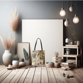 かわいい過去の犬 トートバッグ