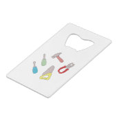 かわいい道具屋 クレジットカード栓抜き (正面アングル)