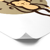 かわいい違うが怒ぶら下がったる ポスター (角)