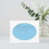 かわいい郵便配達員ユーモアジョークポストカード ポストカード (スタンド正面)