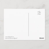 かわいい郵便配達員ユーモアジョークポストカード ポストカード (裏面)