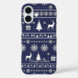 かわいい醜いクリスマスセーター iPhone 16ケース