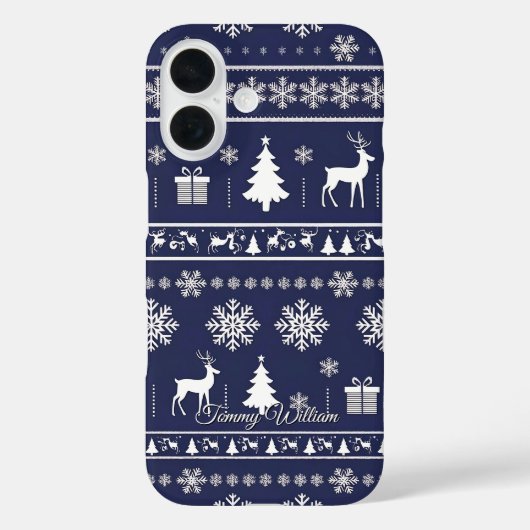 かわいい醜いクリスマスセーター Case-Mate iPhoneケース (裏面)