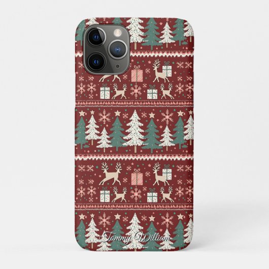 かわいい醜いクリスマスセーター Case-Mate iPhoneケース (裏)