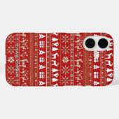 かわいい醜いクリスマスセーター Case-Mate iPhoneケース (裏面 (横))