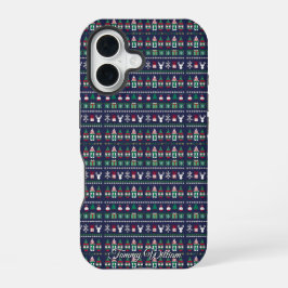 かわいい醜いクリスマスセーター iPhone 16ケース