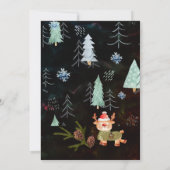 かわいい醜いセータークリスマスパーティの招待状 招待状 (裏面)