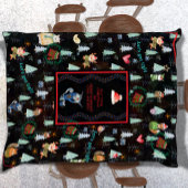 かわいい醜いセータークリスマスパーティー北欧動物 テーブルクロス