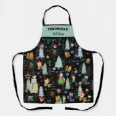 かわいい醜いセータークリスマスパーティー エプロン (正面)