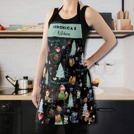 かわいい醜いセータークリスマスパーティー エプロン