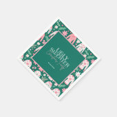 かわいい醜いセータークリスマスパーティー スタンダードカクテルナプキン (角)