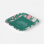 かわいい醜いセータークリスマスパーティー ペーパープレート (傾斜あり)