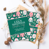 かわいい醜いセータークリスマスパーティー 案内状