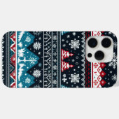 かわいい醜いセーター柄のクリスマス Case-Mate iPhoneケース (裏面 (横))
