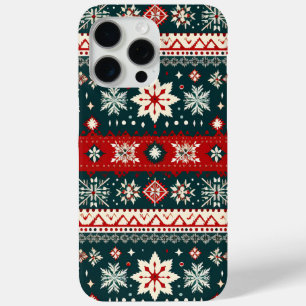 かわいい醜いセーター柄のクリスマス iPhone 15 PRO MAXケース