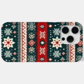 かわいい醜いセーター柄のクリスマス Case-Mate iPhoneケース (裏面 (横))
