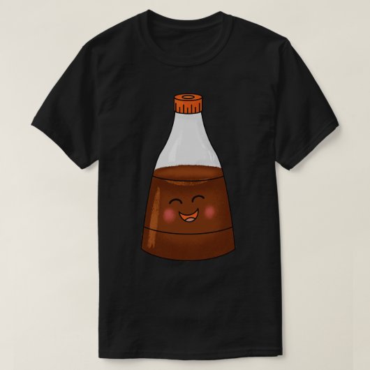 かわいい醤油ボトル Tシャツ (デザイン正面)