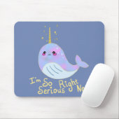 かわいい重篤なナルワル マウスパッド (マウス)