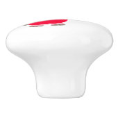 かわいい重量挙げマンガ豚 セラミックノブ (側面)