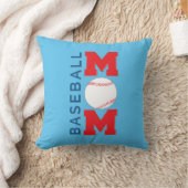 かわいい野球のお母さんプレゼント クッション (ブランケット)