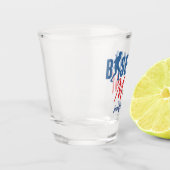 かわいい野球のお母さん ショットグラス (左)