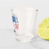 かわいい野球のお母さん ショットグラス (右)