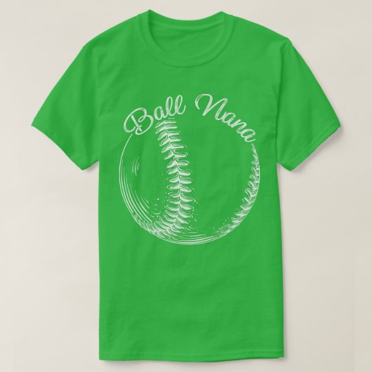 かわいい野球ママ野球ソフトボール奈々スポーツロ Tシャツ (デザイン正面)