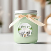 かわいい野生のサファリの赤ちゃん動物 ラウンドシール