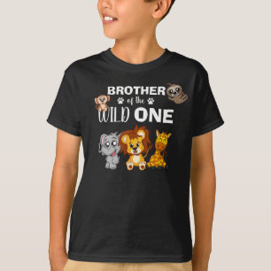かわいい野生のジャングルサファリ動物園 Tシャツ