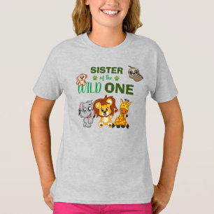 かわいい野生のジャングルサファリ動物園T-Sh Tシャツ