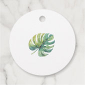 かわいい野生のジャングル動物 フェイバータグ (裏面)