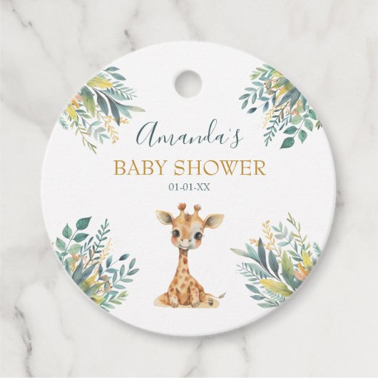 かわいい野生のジャングル動物 フェイバータグ (正面)