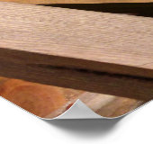 かわいい野生のリス(英国) ポスター (角)