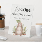 かわいい野生の森の森のおごり 台座サイン (インサイチュ)