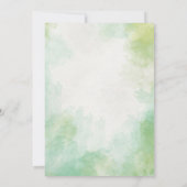 かわいい野生ワンカメ動物の自転車1歳の誕生日 招待状 (裏面)