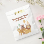 かわいい野生動物の誕生日 フェイバーバッグ (封をした状態)
